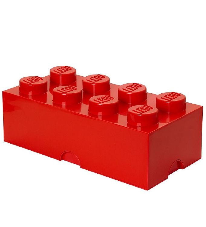 LEGO® Storage Opbevaringsboks - 8 Knopper - 50x25x18 - Rød
