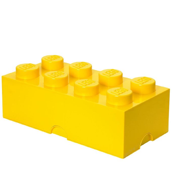 LEGO® Storage Opbevaringsboks - 8 Knopper - 50x25x18 - Gul