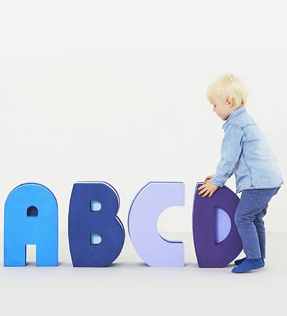 bObles Tumlebogstav - L - Multi Blå/Lilla bObles Tumlebogstav - L - Multi Blå/Lilla