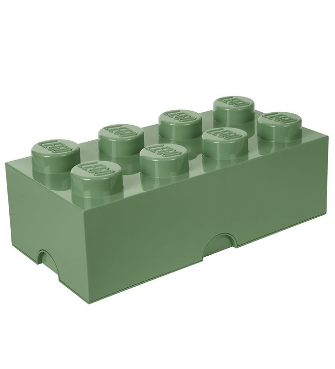 LEGO® Storage Opbevaringsboks - 8 Knopper - 50x25x18 - Støvet Gr
