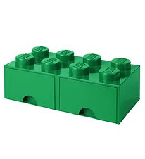 LEGO® Storage Opbevaringsskuffe - 8 Knopper - 50x25x18 - Grøn