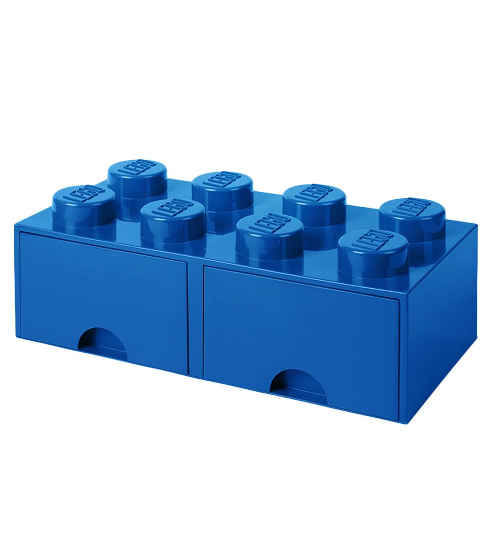 LEGO® Storage Opberglade - 8 Knoppen - 50x25x18 - Blauw - LEGO® Storage - OneSize - Opberglades