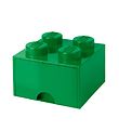 LEGO® Storage Storage Drawer - 4 Stud - 25x25x18 - Green LEGO® Storage Storage Drawer - 4 Stud - 25x25x18 - Green