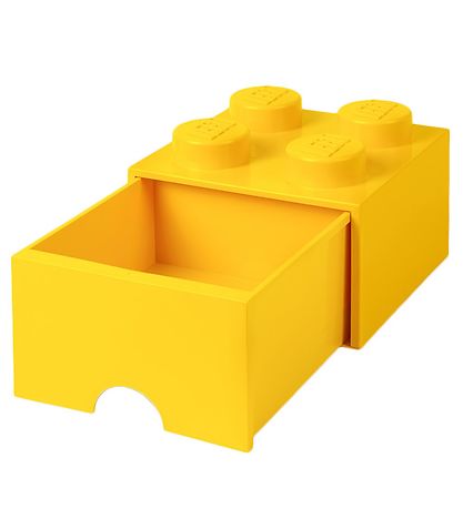 Tiroir de stockage LEGO® Storage - 4 Boutons - 25x25x18 - Jaune Tiroir de stockage LEGO® Storage - 4 Boutons - 25x25x18 - Jaune