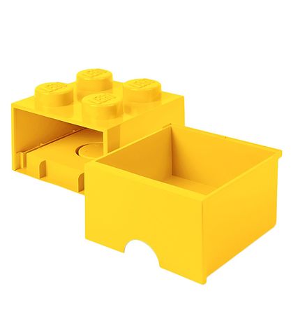 Tiroir de stockage LEGO® Storage - 4 Boutons - 25x25x18 - Jaune Tiroir de stockage LEGO® Storage - 4 Boutons - 25x25x18 - Jaune