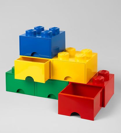 Tiroir de stockage LEGO® Storage - 4 Boutons - 25x25x18 - Jaune Tiroir de stockage LEGO® Storage - 4 Boutons - 25x25x18 - Jaune