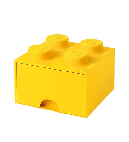 Tiroir de stockage LEGO® Storage - 4 Boutons - 25x25x18 - Jaune Tiroir de stockage LEGO® Storage - 4 Boutons - 25x25x18 - Jaune