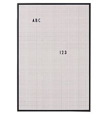 Tableau Design Letters - A2 - Gris Tableau Design Letters - A2 - Gris