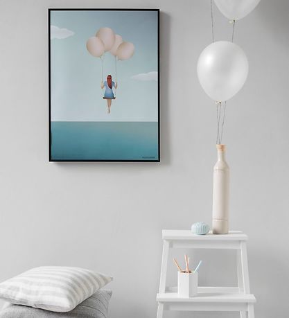 Vissevasse Affisch - 50x70 - Balloon Dream Vissevasse Affisch - 50x70 - Balloon Dream