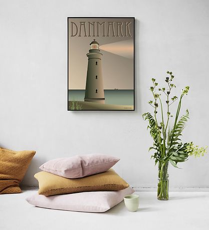 Poster Vissevasse - 50x70 - Danemarque - Fyret