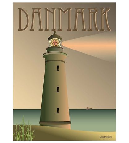 Poster Vissevasse - 50x70 - Danemarque - Fyret