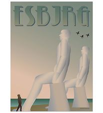 Vissevasse Poster - 50x70 - Esbjerg - Men at Sea Vissevasse Poster - 50x70 - Esbjerg - Men at Sea