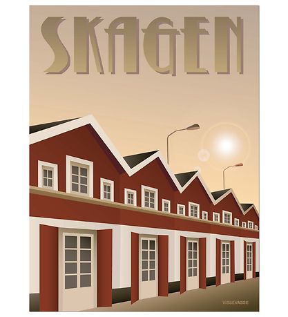 Vissevasse Poster - 50x70 - Skagen - Hafen Vissevasse Poster - 50x70 - Skagen - Hafen