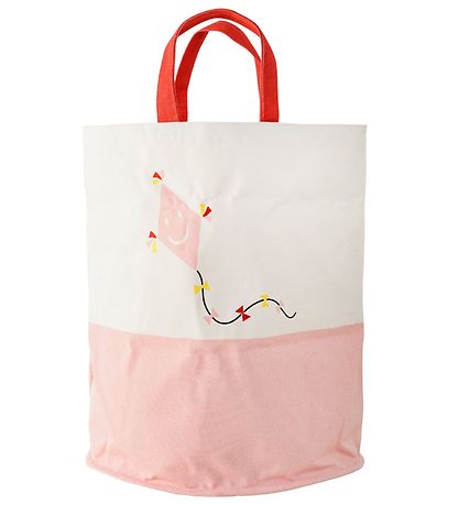 Panier de stockage Bloomingville - 54 cm - Blanc/Rose av. Dragon Panier de stockage Bloomingville - 54 cm - Blanc/Rose av. Dragon
