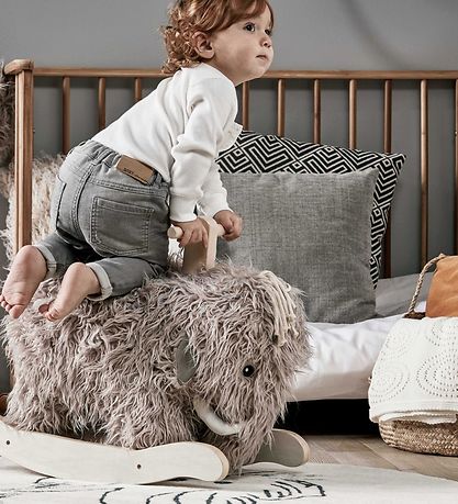 Kids Concept Rocking Horse - Mammoth - Grey