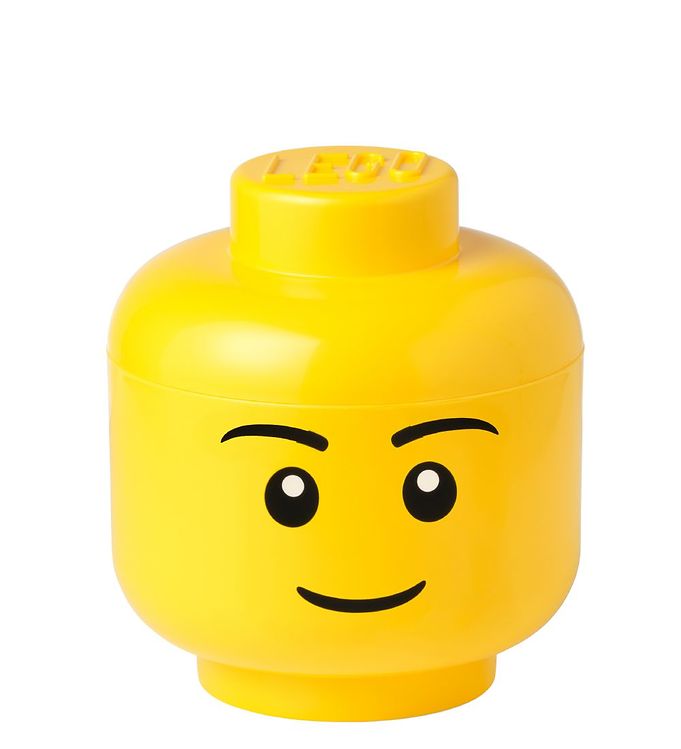 Room Copenhagen LEGO Storage Head Boy small - RC40311724 Opbevaringskasse - GEEKD.dk