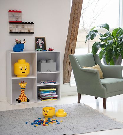 LEGO® Storage Opbevaringsboks - Lille - Hoved - 19 cm - Pige