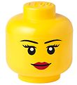 Boîte de rangement LEGO® Storage - Grand - Tête - 27 cm - Fille Boîte de rangement LEGO® Storage - Grand - Tête - 27 cm - Fille