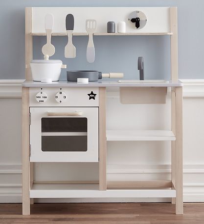 Kids Concept Køkken - Hvid/Grå Kids Concept Køkken - Hvid/Grå