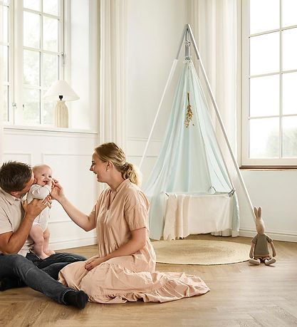 Leander Classic Vugge Stativ - Alu - 242-275 cm - Hvid