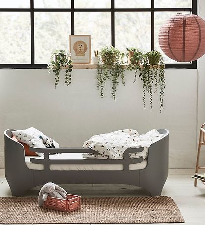 Leander Classic Sengehest til Juniorseng - Grå Leander Classic Sengehest til Juniorseng - Grå