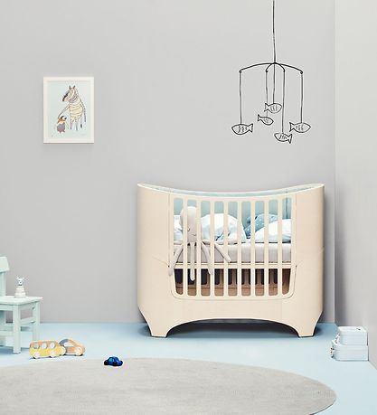 Leander Classic Seng - Baby/Junior - 120/150x70 cm - Whitewash Leander Classic Seng - Baby/Junior - 120/150x70 cm - Whitewash