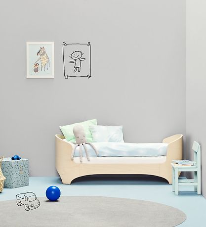 Leander Classic Seng - Baby/Junior - 120/150x70 cm - Whitewash Leander Classic Seng - Baby/Junior - 120/150x70 cm - Whitewash