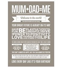 I Love My Type Poster - 50x70 - Love Typography - Mum + Dad = Me I Love My Type Poster - 50x70 - Love Typography - Mum + Dad = Me