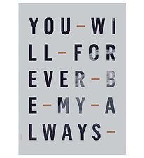 I Love My Type Poster - 50x70 - Just My Type - Liningever Always I Love My Type Poster - 50x70 - Just My Type - Liningever Always