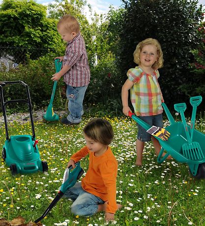 Bosch Mini Wheelbarrow w. Accessories - Toys - Green Bosch Mini Wheelbarrow w. Accessories - Toys - Green