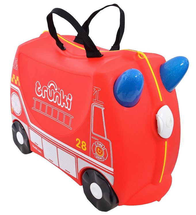 Trunki rejsekuffert med hjul til børn | Brandbil Frank