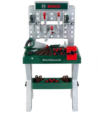 Bosch Mini Arbejdsbænk - Legetøj - Mørkegrøn/Sølv