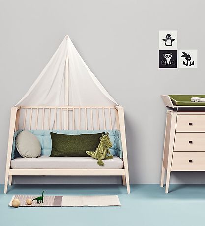 Leander Linea Crib - 132x65x90 cm - Beech