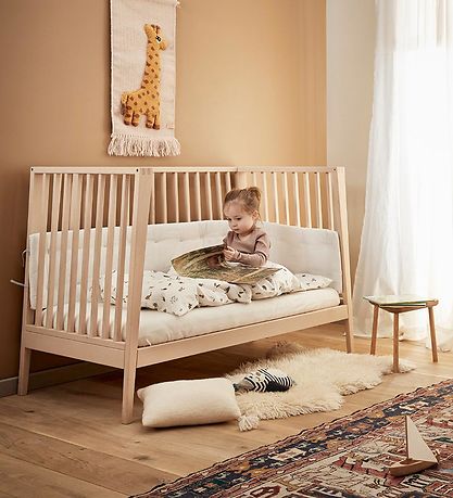 Leander Linea Babyseng - 132x65x90 cm - Bøg