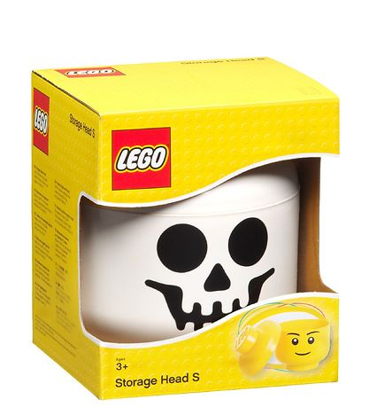 LEGO® Storage Aufbewahrungsbox - Klein - Kopf - 19 cm - Skelett