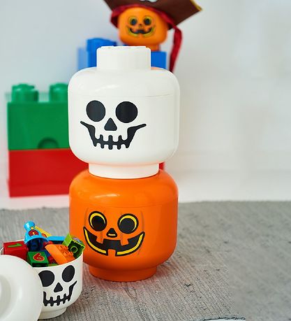LEGO® Storage Aufbewahrungsbox - Klein - Kopf - 19 cm - Skelett