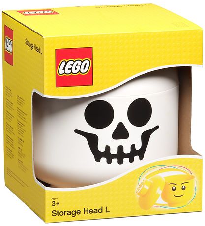LEGO® Storage Opbevaringsboks - Stor - Hoved - 27 cm - Skelet LEGO® Storage Opbevaringsboks - Stor - Hoved - 27 cm - Skelet