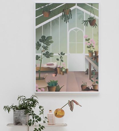 Vissevasse Ramme - 50x70 - Mat Hvid