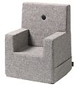 Fauteuil by KlipKlap - Kids Chair XL - 63x49x42 cm - Multi Grey/ Fauteuil by KlipKlap - Kids Chair XL - 63x49x42 cm - Multi Grey/
