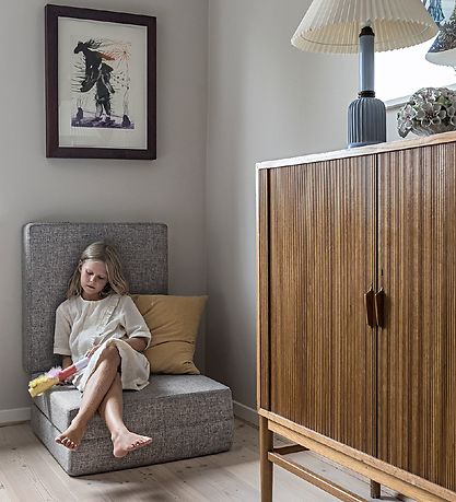 by KlipKlap Foldemadras - 3 Fold Single - 195x65 cm - Multi Grey