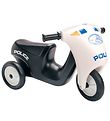 Dantoy Police Scooter w. Rubber Wheels - Black/White Dantoy Police Scooter w. Rubber Wheels - Black/White