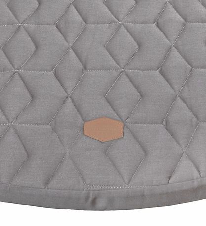 Filibabba Legemadras -  Ø 90 cm - Soft Guilt - Mørkegrå Filibabba Legemadras -  Ø 90 cm - Soft Guilt - Mørkegrå