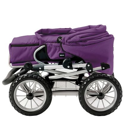 BRIO Dukkevogn - Combi - Blommelilla 24891318 BRIO Dukkevogn - Combi - Blommelilla 24891318