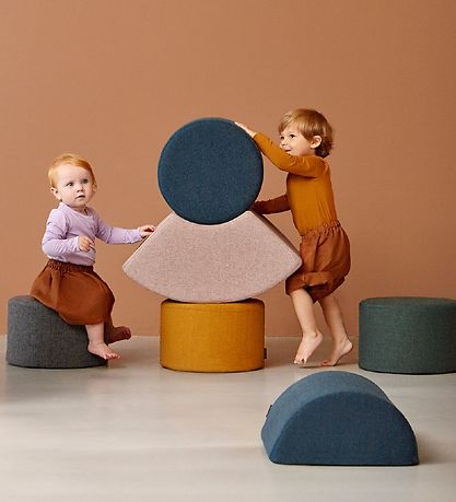 by KlipKlap Tumlemøbel - Half Circle - 36x33x17 cm - Ocean Blue by KlipKlap Tumlemøbel - Half Circle - 36x33x17 cm - Ocean Blue