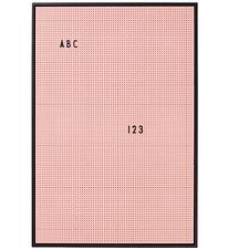 Design Letters Tavle - A2 - Pink Design Letters Tavle - A2 - Pink