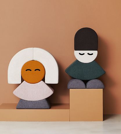 by KlipKlap Tumlemøbel - Mrs. Skirt - 45x30x14 cm - Blue Grey by KlipKlap Tumlemøbel - Mrs. Skirt - 45x30x14 cm - Blue Grey