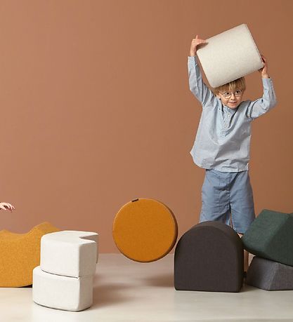 by KlipKlap Tumlemøbel - Mrs. Skirt - 45x30x14 cm - Blue Grey