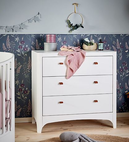 Leander Classic Kommode - 94x50x90 cm - Hvid