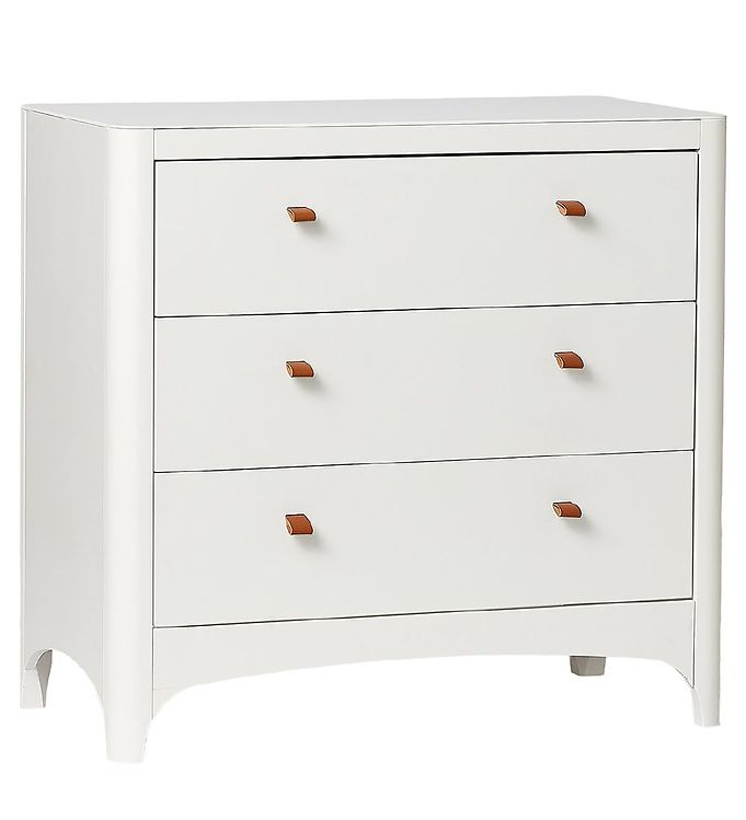 Leander Classic Kommode - 94x50x90 cm - Hvid