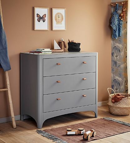 Leander Classic Kommode - 94x50x90 cm - Grå